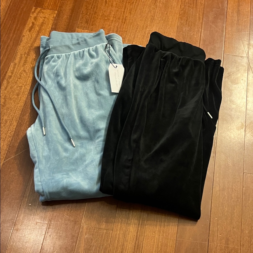 Women’s Soft Pants - Blue and Black